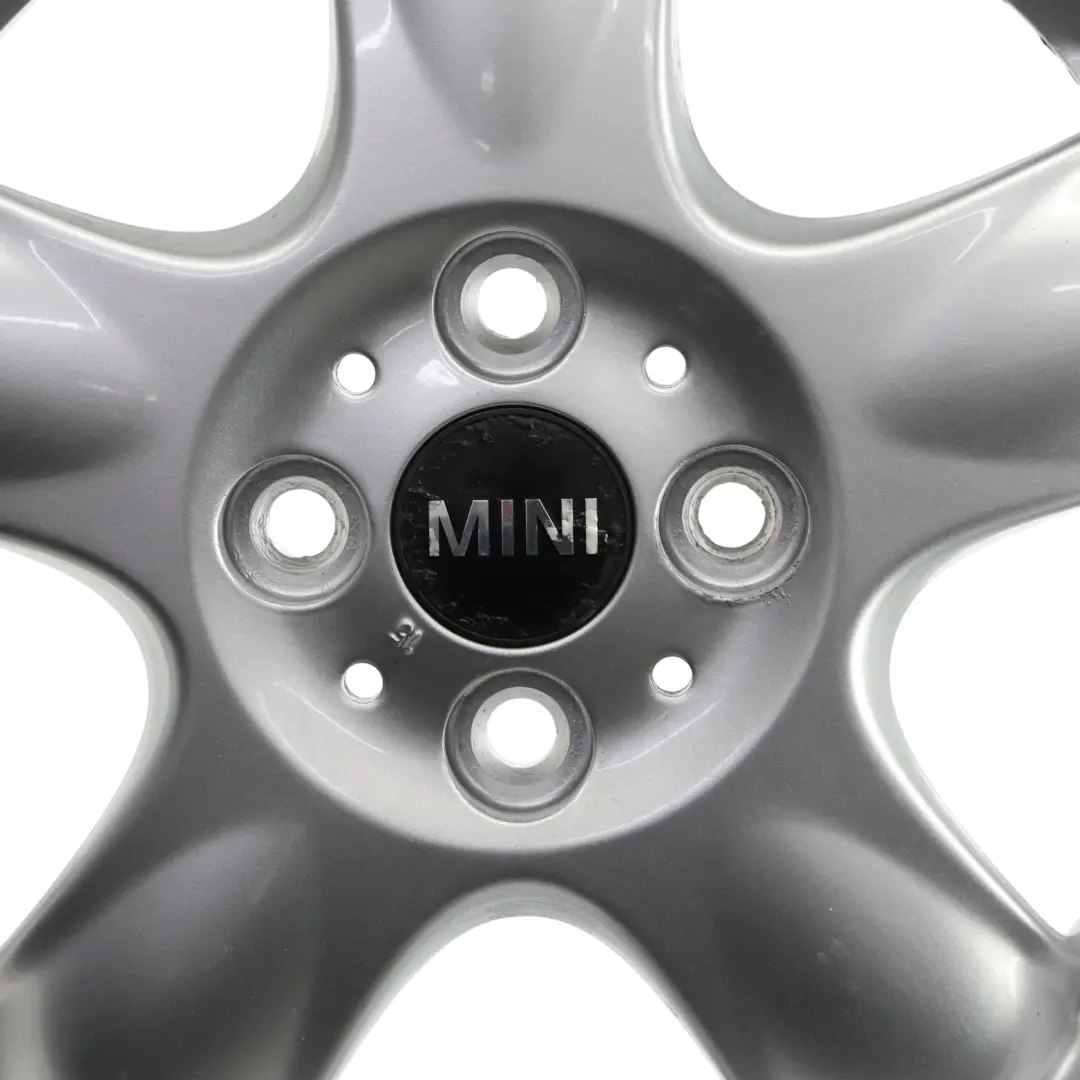 Mini One R50 R55 R56 Jante Alliage Argent 15" 5,5J 5-Start Spooler 100 - SKU 6768498-2 - Numéro de pièce 6768498