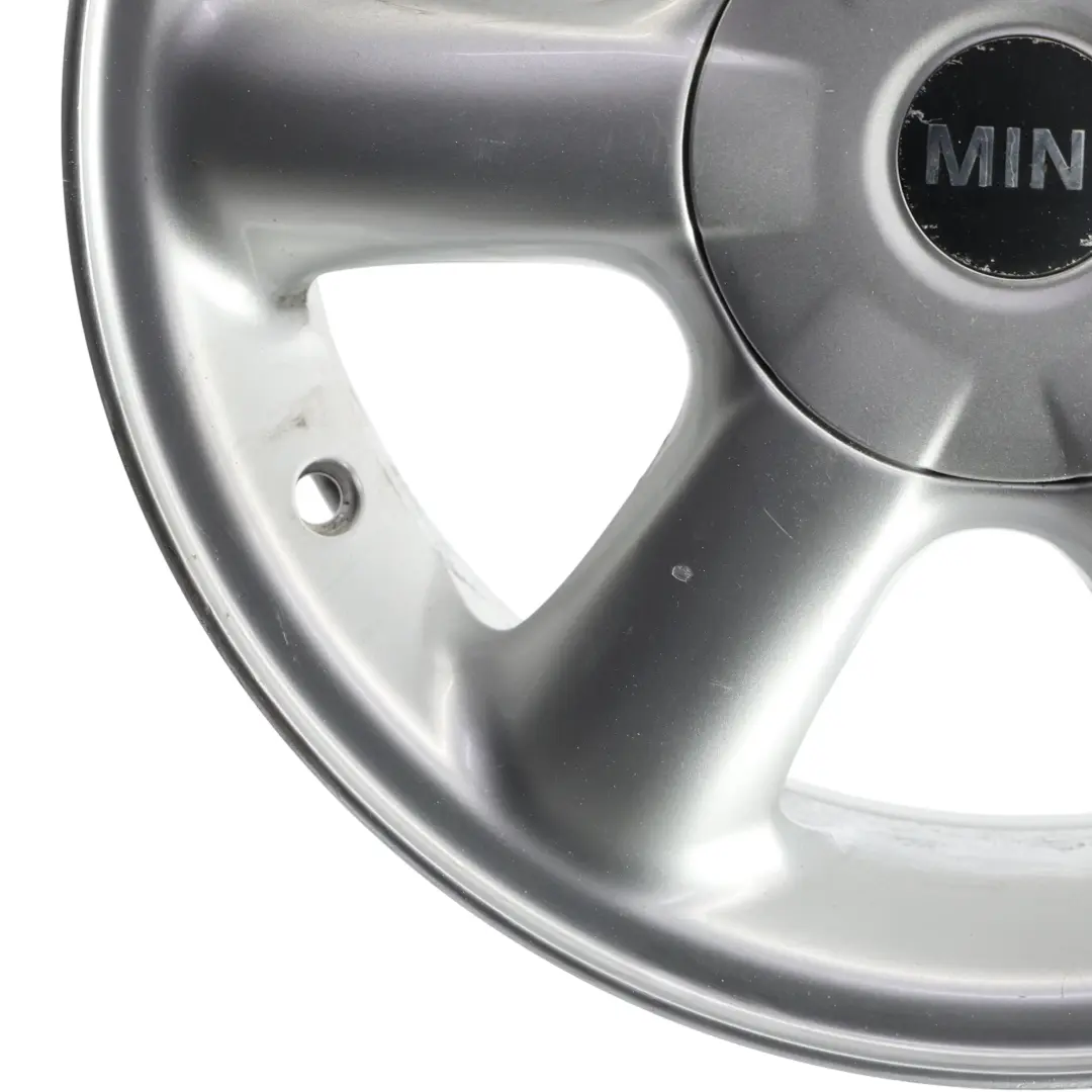 Alloy Rim 15" ET:45 5,5J Rotator Spoke 101 to Mini One R50 R56 Silver Wheel with Part number 6769405 Mini One R50 R56 Silver Wheel Alloy Rim 15" ET:45 5,5J Rotator Spoke 101 - SKU 6769405-2 - Part number 6769405