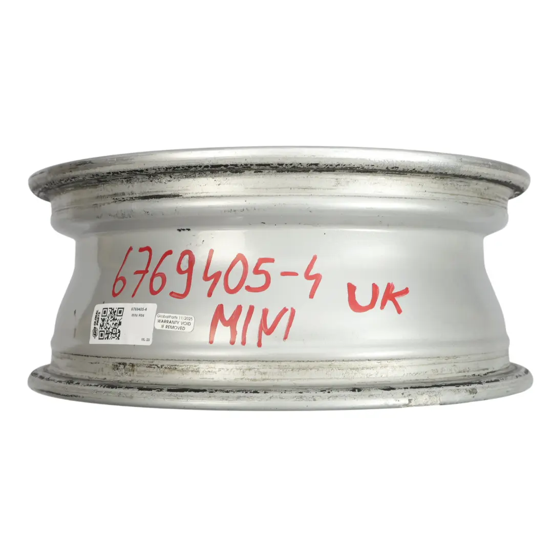 Mini Cooper One R50 R56 Silver Wheel Alloy Rim 15" ET:45 5,5J Rotator Spoke 101 - SKU 6769405-4 - Part number 6769405