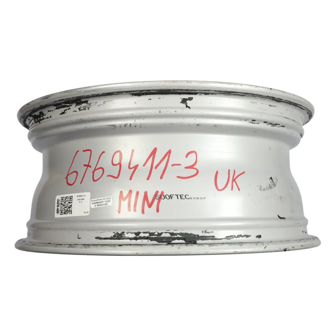 Mini Cooper One R50 R55 R56 R57 Silver Wheel Alloy Rim 17" 7J Crown Spoke 104 - SKU 6769411-3 - Part number 6769411