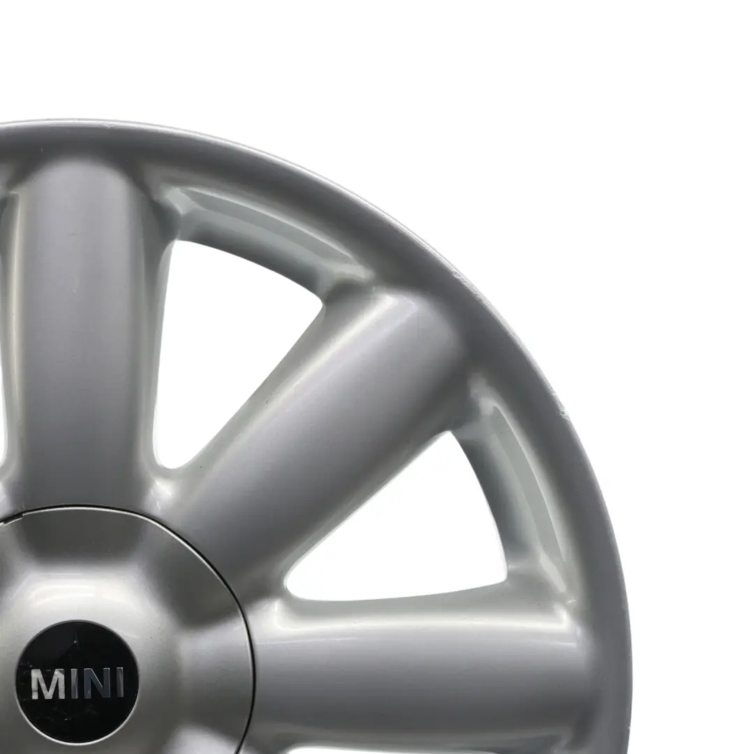 Alloy Rim 17" 7J Crown Spoke 104 to Mini Cooper One R50 R55 R56 R57 Silver Wheel with Part number 6769411 Mini Cooper One R50 R55 R56 R57 Silver Wheel Alloy Rim 17" 7J Crown Spoke 104 - SKU 6769411-3 - Part number 6769411