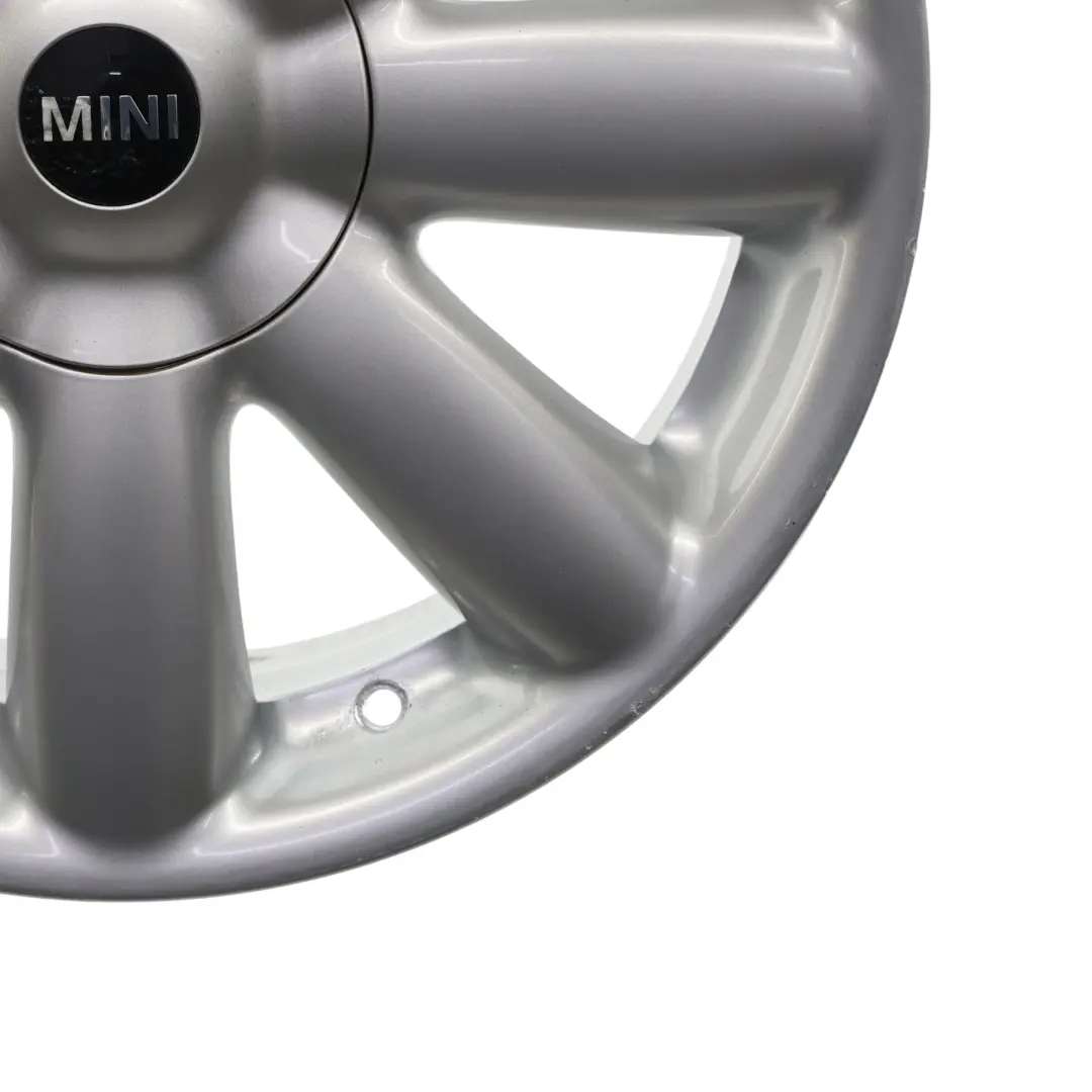 Mini Cooper One R50 R55 R56 R57 Silver Wheel Alloy Rim 17" 7J Crown Spoke 104 - SKU 6769411-3 - Part number 6769411