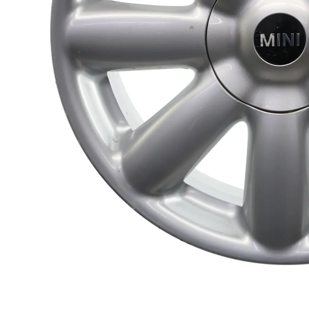 Alloy Rim 17" 7J Crown Spoke 104 to Mini Cooper One R50 R55 R56 R57 Silver Wheel with Part number 6769411 Mini Cooper One R50 R55 R56 R57 Silver Wheel Alloy Rim 17" 7J Crown Spoke 104 - SKU 6769411-3 - Part number 6769411