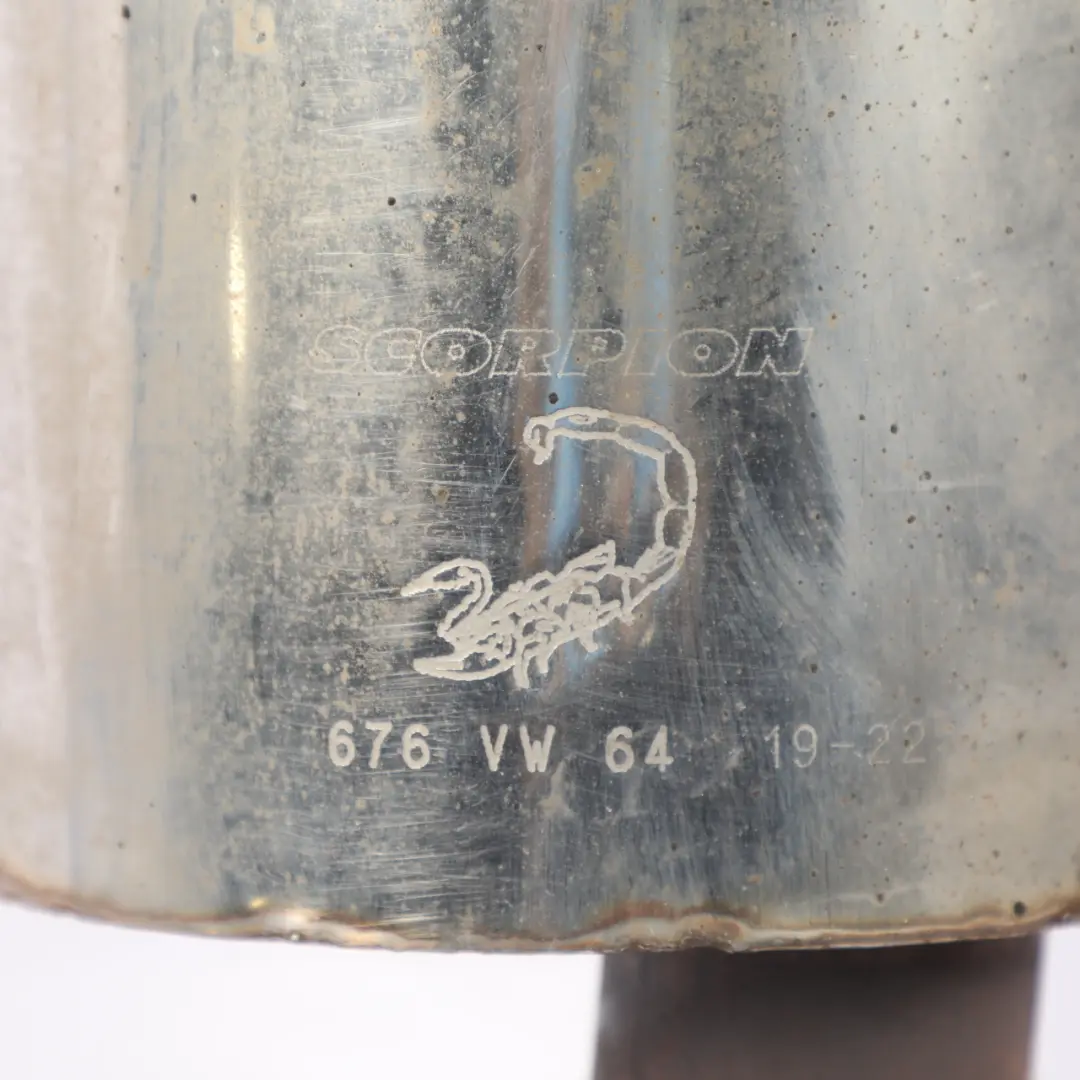 VW Polo 6R GTI Exhaust Muffler Box Scorpion Non-Resonated Exhaust Set 1.4 TSI - SKU 676VW64 - Part number 676VW64