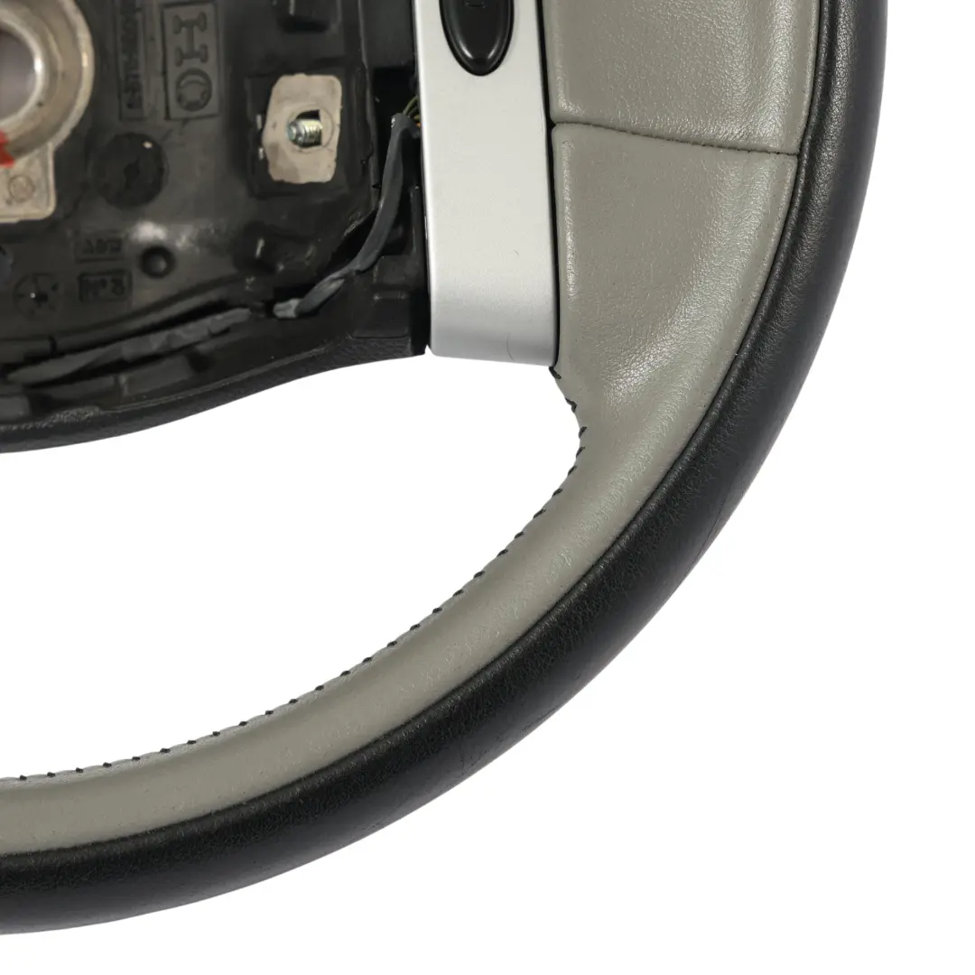 Mini Cooper One R50 R52 R53 Steering Wheel Black Grey Leather Steptronic - SKU 6770335 - Part number 6770335