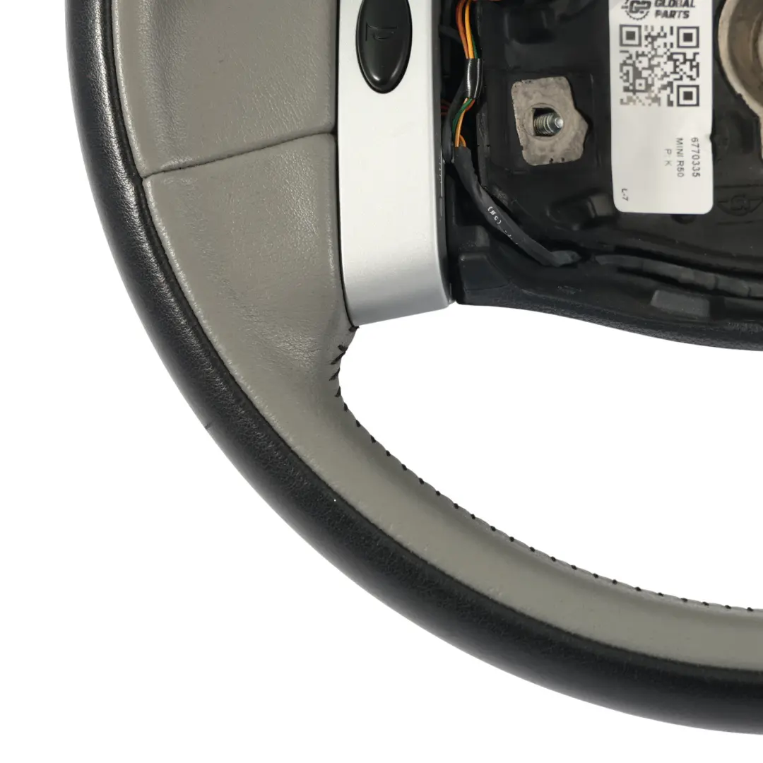 Mini Cooper One R50 R52 R53 Lenkrad Schwarz Grau Leder Steptronic - SKU 6770335 - Teilenummer 6770335