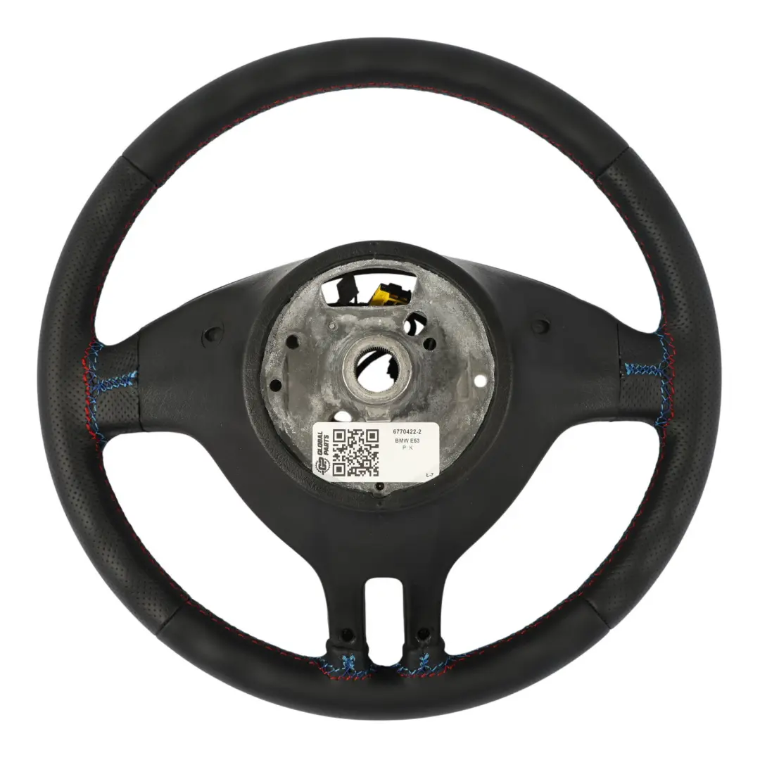 Kierownica NOWA Czarna Skóra Sport Multifunkcja do BMW X5 E53 o numerze 6770422 BMW X5 E53 Kierownica NOWA Czarna Skóra Sport Multifunkcja - SKU 6770422-2 - Numer Części 6770422