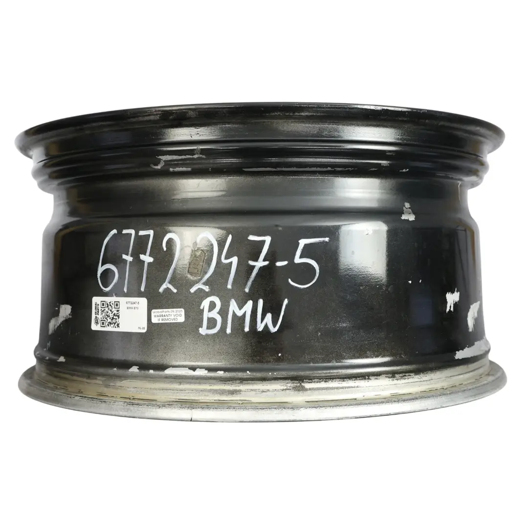 BMW X5 E70 Cerchio Anteriore Lega Nero 19" ET:48 9J - SKU 6772247-5 - Numero di parte 6772247