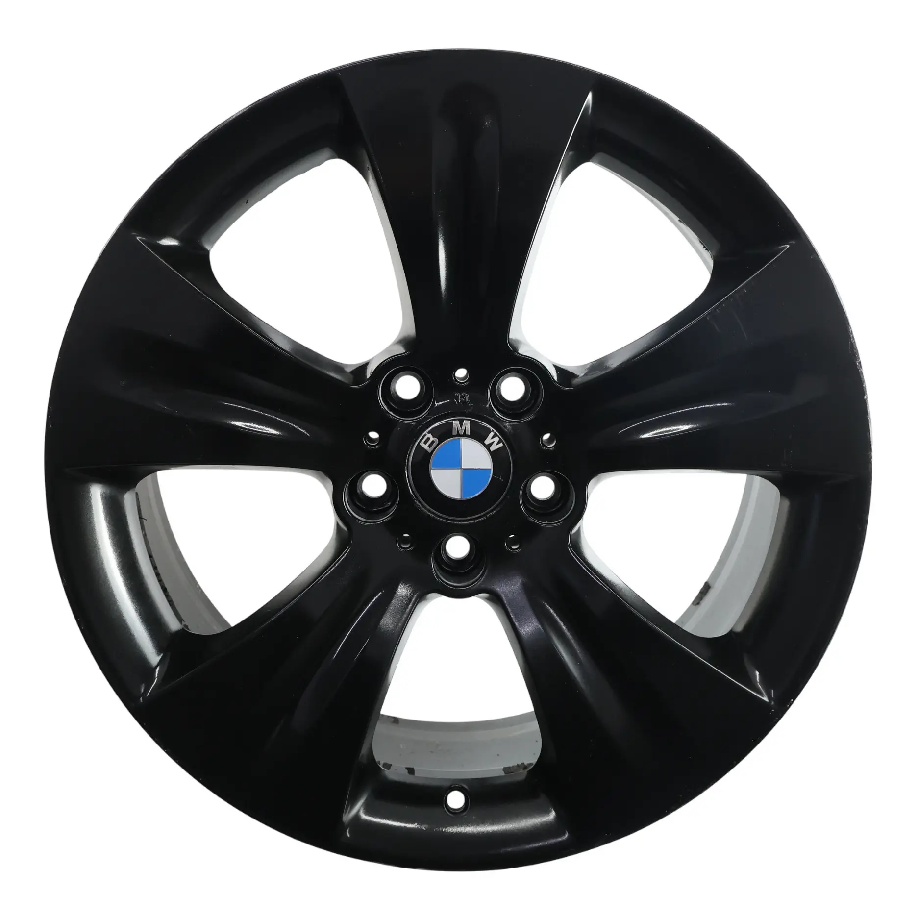 BMW X5 E70 Jante Alliage Noir 19" Rayons Roue Avant Déport 213 ET:48 9J 6772247