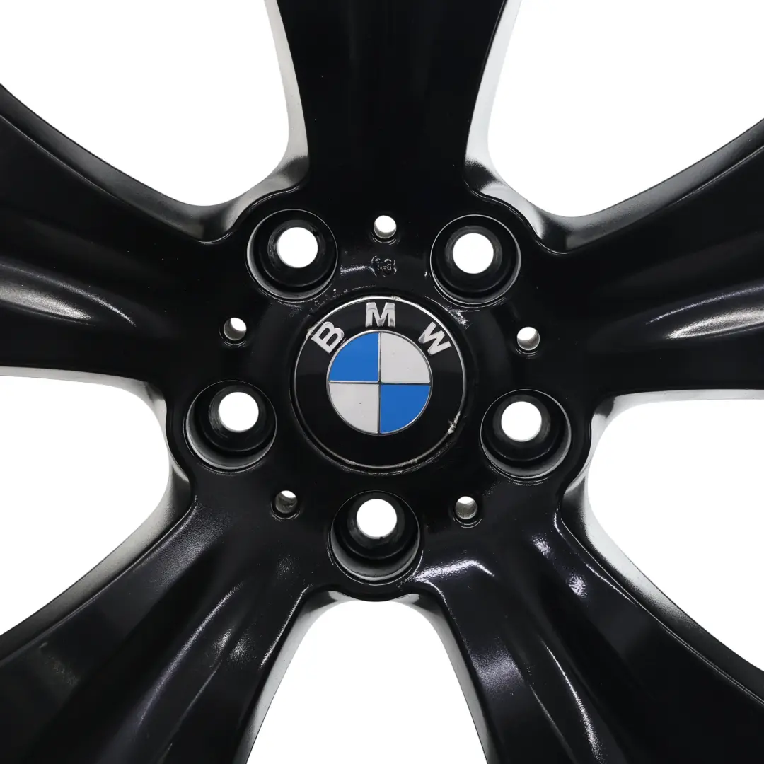 BMW X5 E70 Jante Arrière Alliage Noir 19" ET:53 10J Rayons Étoile 213 - SKU 6772248-5 - Numéro de pièce 6772248
