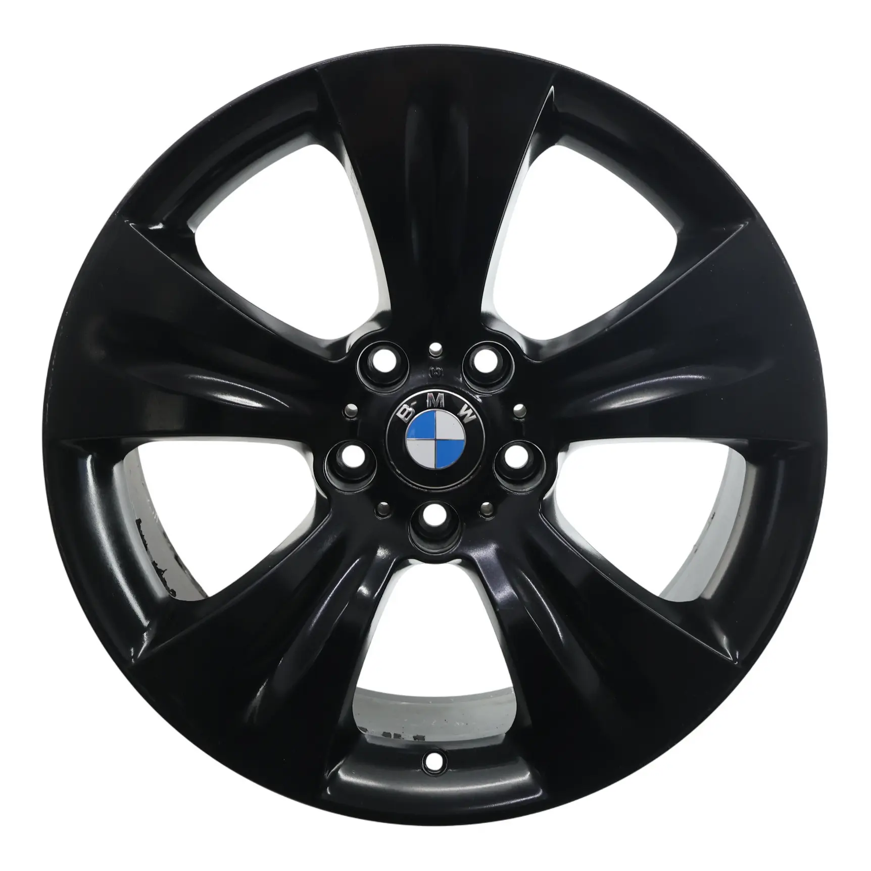 BMW X5 E70 Cerchio Posteriore In Lega Nero 19" ET:53 10J Star Spoke 213 6772248
