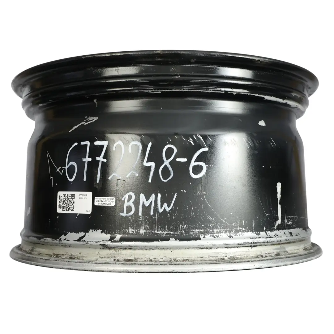 BMW X5 E70 Cerchio Posteriore In Lega Nero 19" ET:53 10J Star Spoke 213 - SKU 6772248-6 - Numero di parte 6772248
