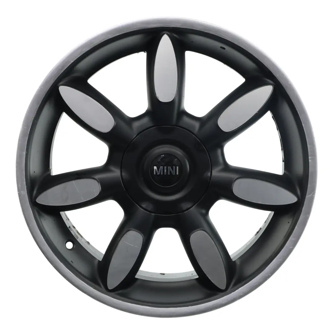 Alloy Rim 17" 7J ET:48 Night Spoke Limp-Home to Mini Cooper R50 R56 Wheel with Part number 6773800 Mini Cooper R50 R56 Wheel Alloy Rim 17" 7J ET:48 Night Spoke Limp-Home - SKU 6773800-3 - Part number 6773800