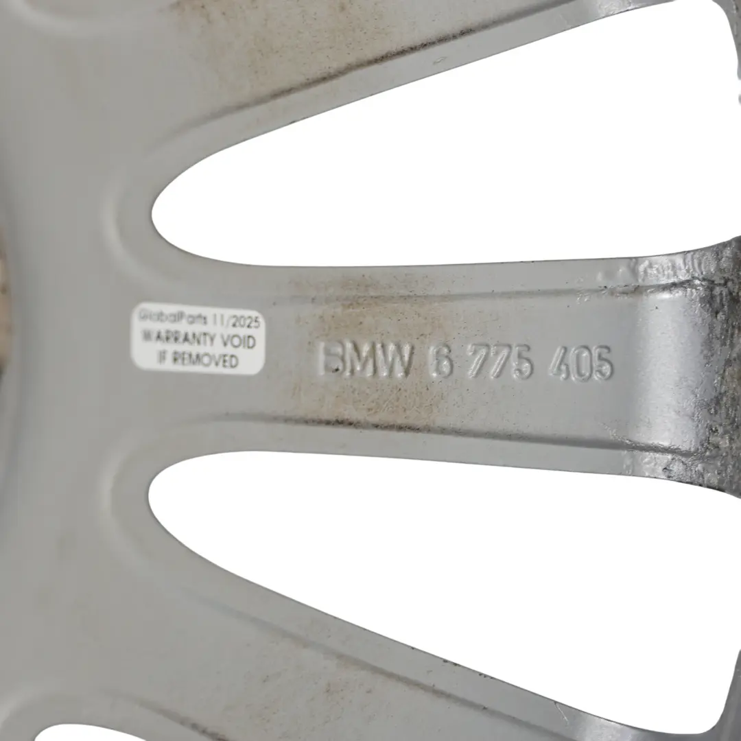 BMW F01 F07 Jante Alliage Leger Argente 19" Multi-Spoke 235 9,5J ET:39 - SKU 6775405-2 - Numéro de pièce 6775405