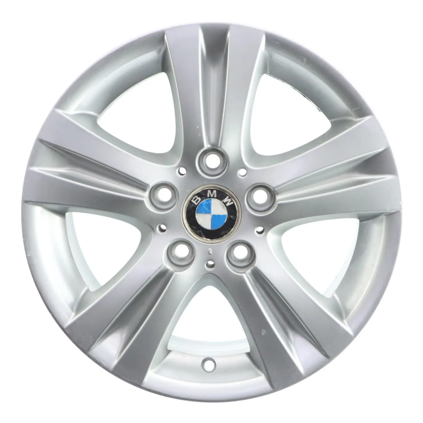 BMW E81 E87 E88 Silver Wheel Alloy Rim 16" 7J ET:44 Double Spoke 222 6779696