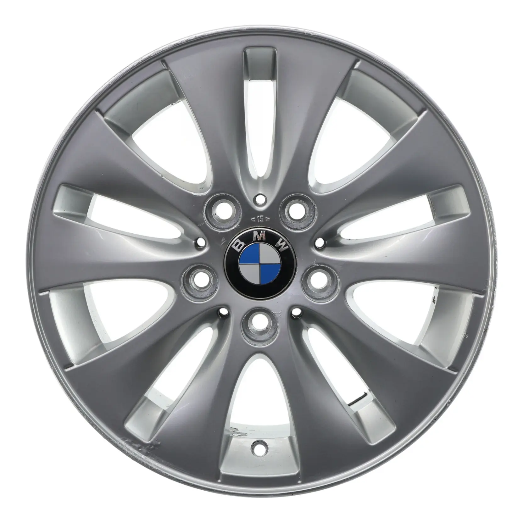 Cerchio ruota BMW E81 E82 E87 Argento in lega 16" raggi V 229 ET:42 6,5J 6779786