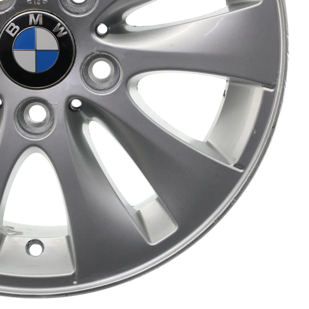 Cerchio ruota BMW E81 E82 E87 Argento in lega 16" raggi V 229 ET:42 6,5J per con numero di parte 6779786 Cerchio ruota BMW E81 E82 E87 Argento in lega 16" raggi V 229 ET:42 6,5J - SKU 6779786-2 - Numero di parte 6779786