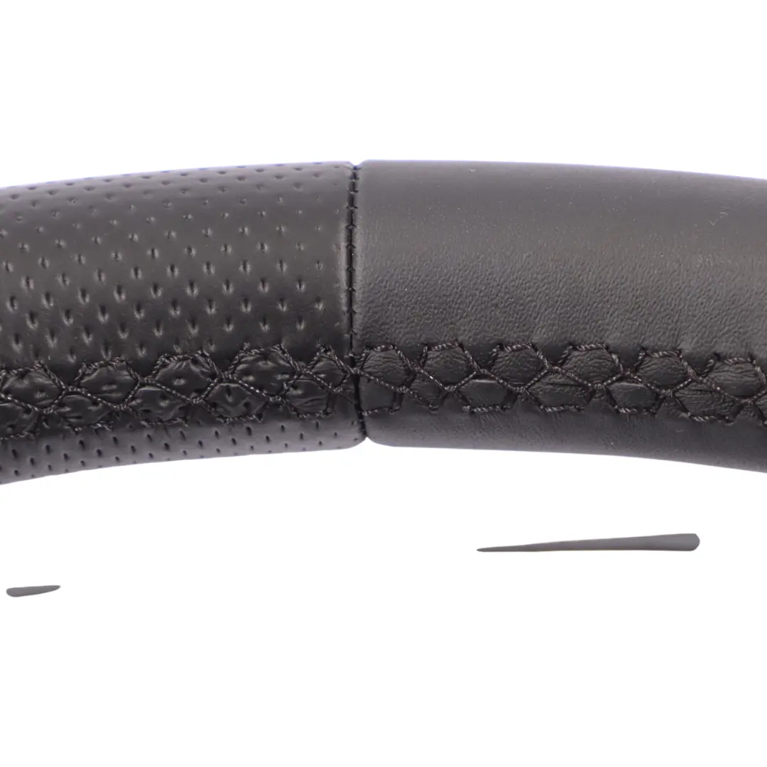 NUEVO Volante deportivo De cuero negro Hilos negros para BMW X5 E70 E70N LCI con número de pieza 6780544 BMW X5 E70 E70N LCI NUEVO Volante deportivo De cuero negro Hilos negros - SKU 6780544-2 - Número de pieza 6780544