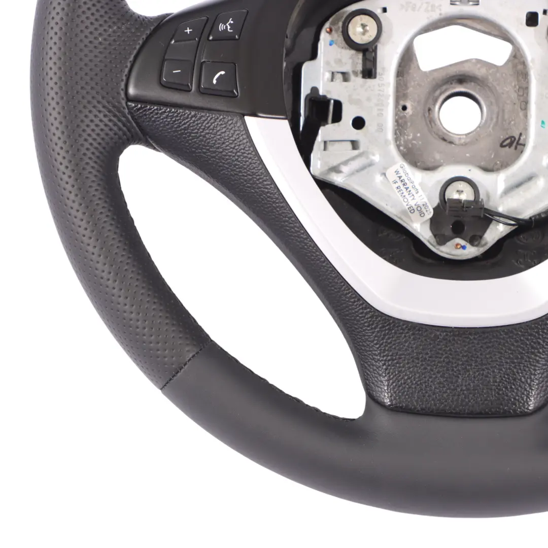 BMW X5 E70 E70N LCI NUEVO Volante deportivo De cuero negro Hilos negros - SKU 6780544-2 - Número de pieza 6780544