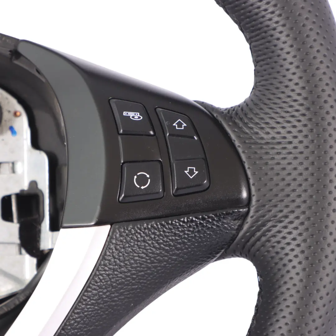 BMW X5 E70 E70N LCI NUOVO Pelle Nera Volante Sportivo Fili Neri - SKU 6780544-2 - Numero di parte 6780544