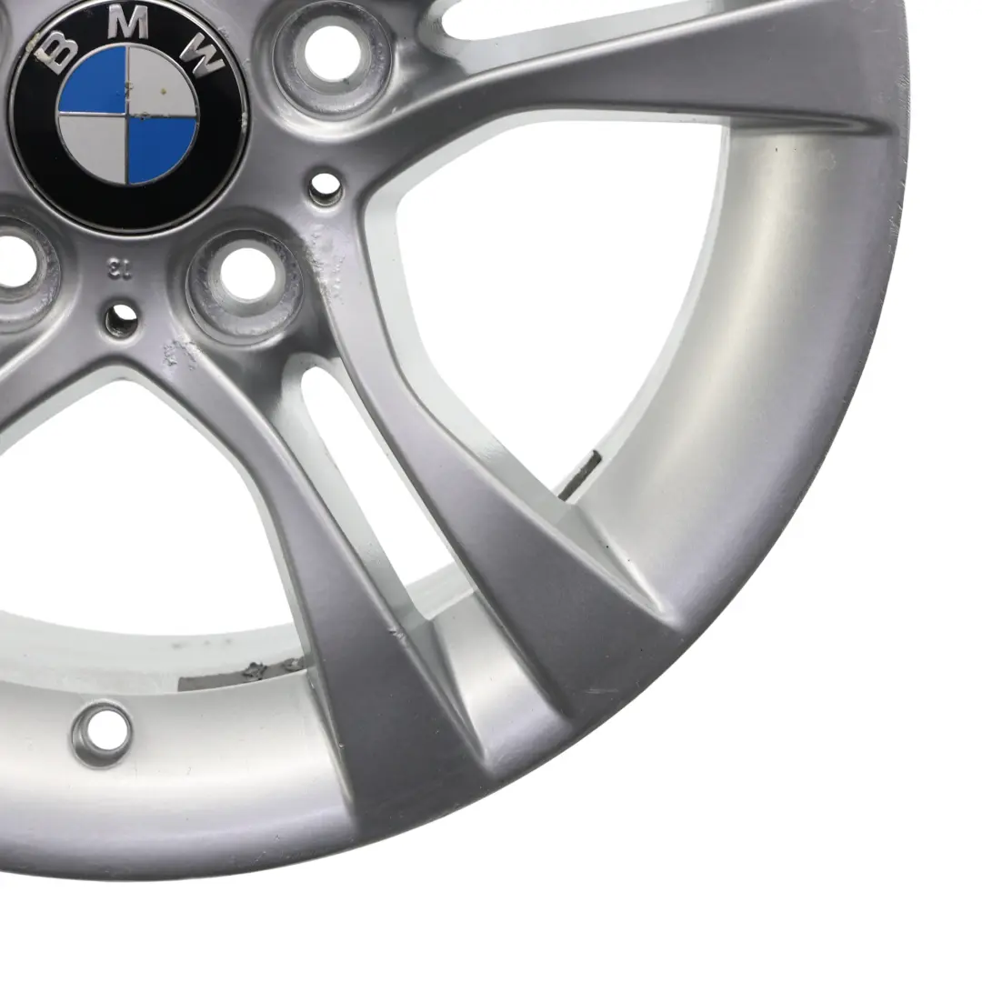 BMW E90 E91 Silberne Alufelge 16" Doppelspeiche 268 7J ET:31 - SKU 6780907-2 - Teilenummer 6780907