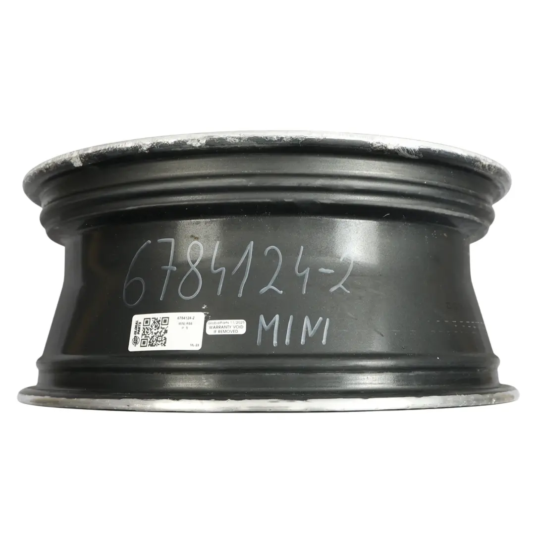 Mini Cooper One R55 R56 R57 Cerchio In Lega 17" 7J ET:48 Nero Star Bullet 111 - SKU 6784124-2 - Numero di parte 6784124