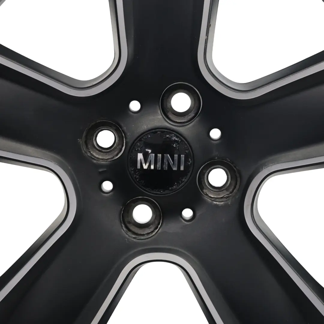 Felge Alufelge 17" 7J ET:48 Black Star Bullet 111 für Mini Cooper One R55 R56 R57 mit Teilenummer 6784124 Mini Cooper One R55 R56 R57 Felge Alufelge 17" 7J ET:48 Black Star Bullet 111 - SKU 6784124-2 - Teilenummer 6784124