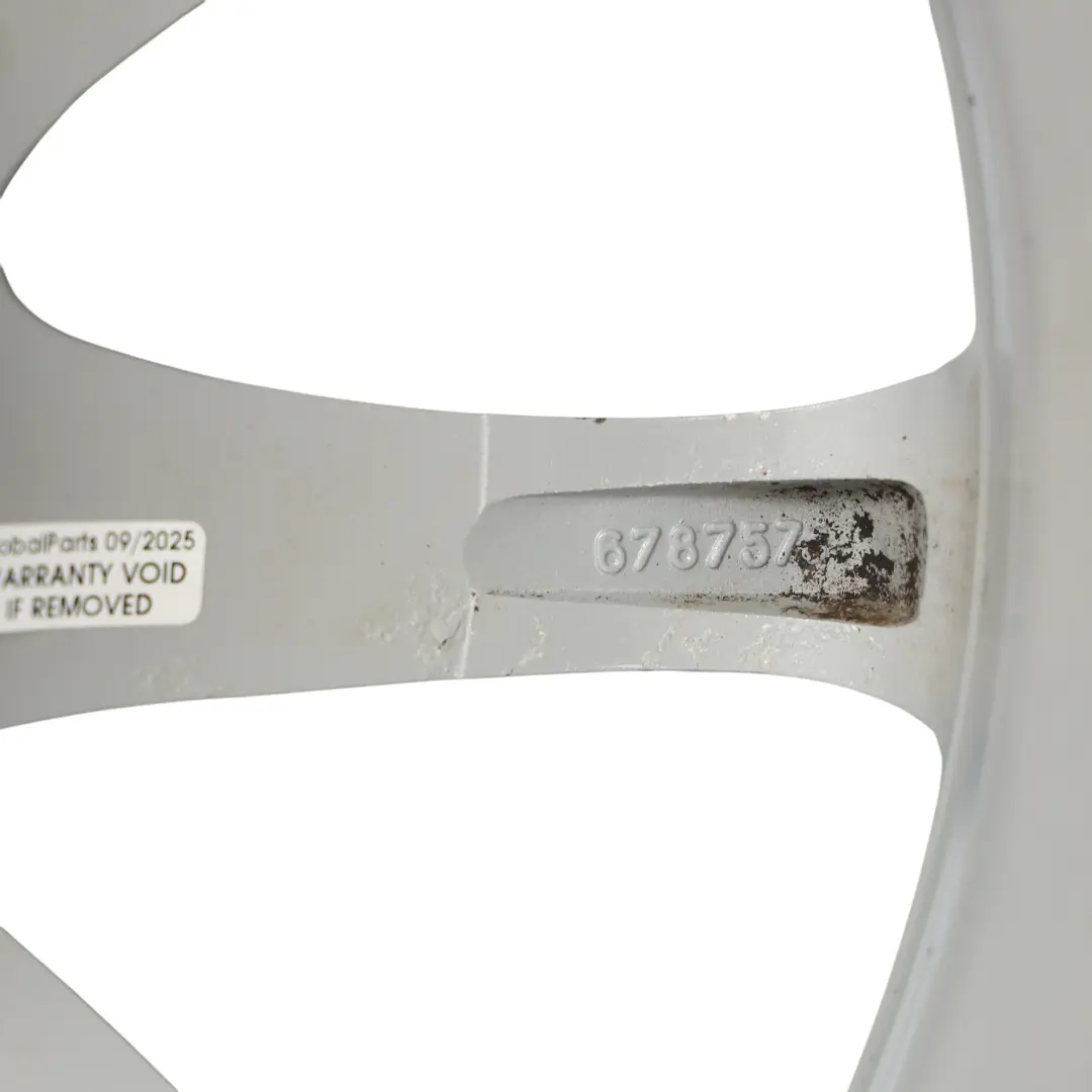 Rim BMW X3 F25 X4 F26 Silver Alloy 17" V Spoke 304 7,5J ET:32 to Wheel with Part number 6787575 Wheel Rim BMW X3 F25 X4 F26 Silver Alloy 17" V Spoke 304 7,5J ET:32 - SKU 6787575-1 - Part number 6787575