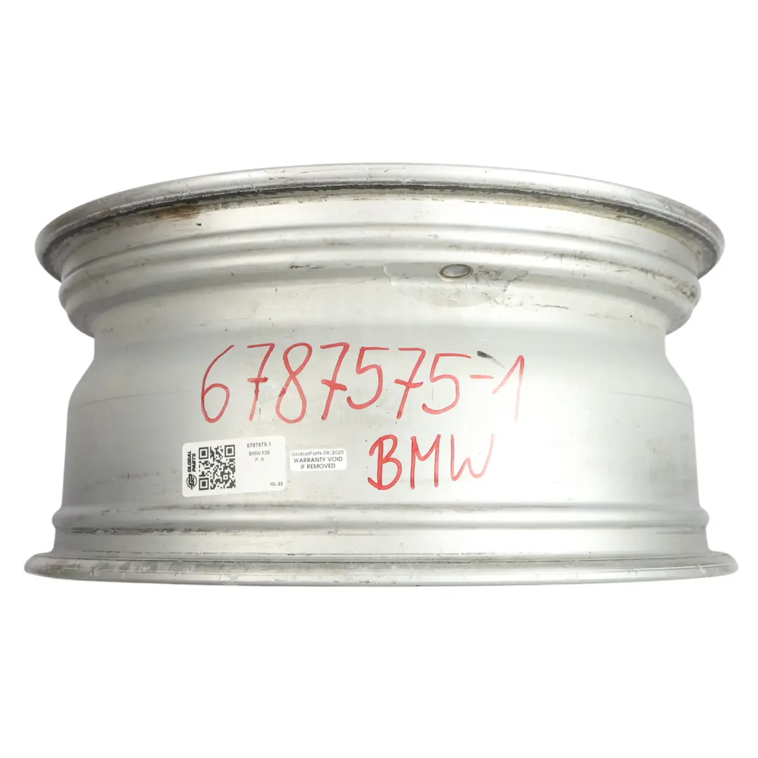  Cerchio ruota BMW X3 F25 X4 F26 lega argento 17" V Spoke 304 7,5J ET:32 - SKU 6787575-1 - Numero di parte 6787575