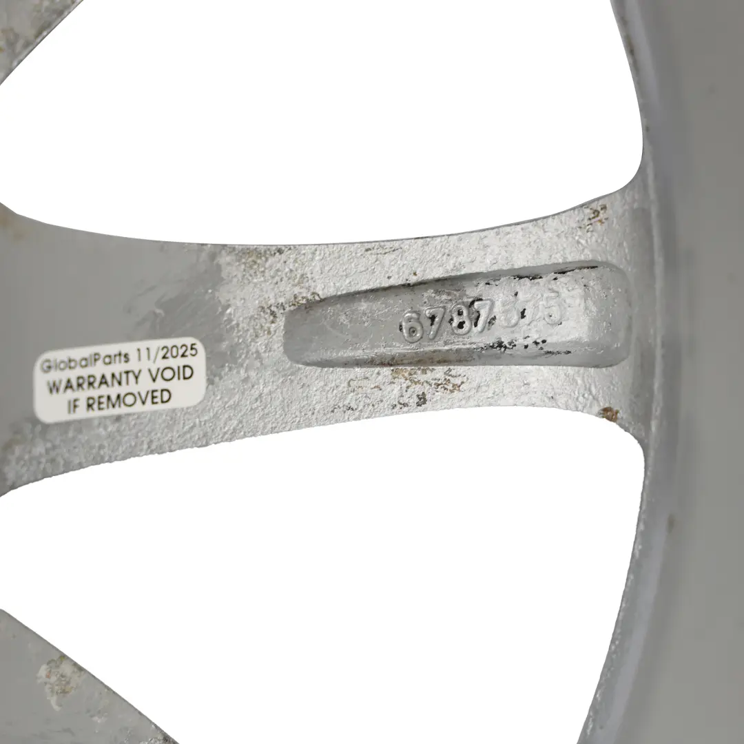 Wheel Rim BMW X3 F25 X4 F26 Silver Alloy 17" V Spoke 304 7,5J ET:32 - SKU 6787575-4 - Part number 6787575