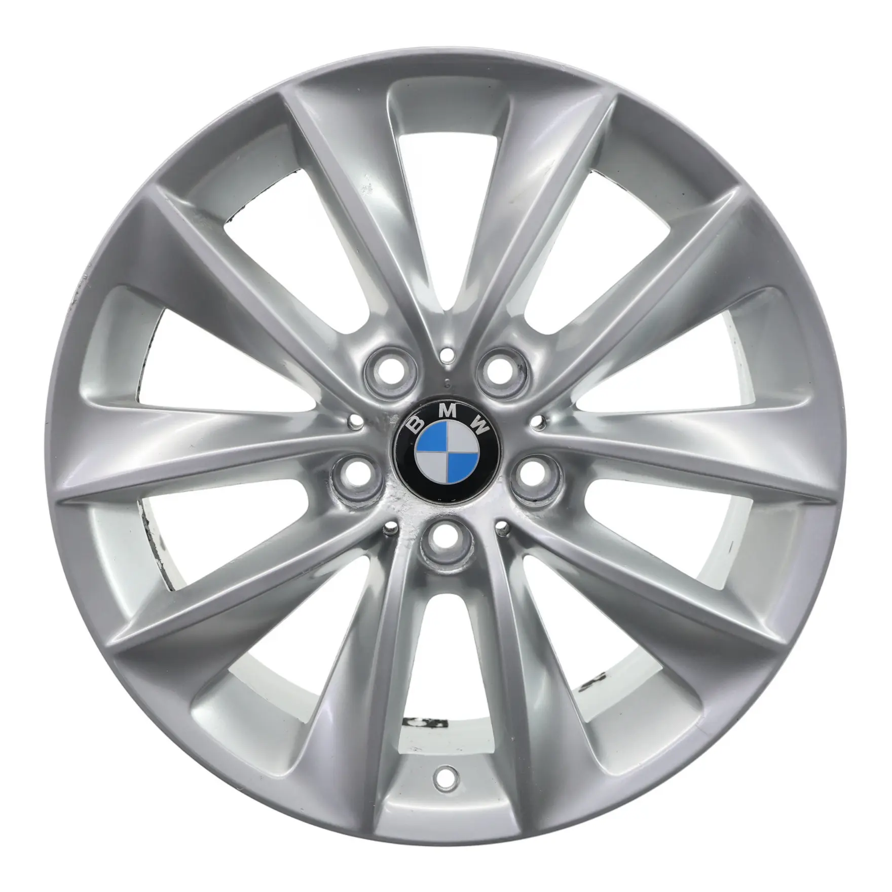 BMW F25 F26 Cerchio in lega argento 18" 8J ET:43 V Spoke 307 6787578