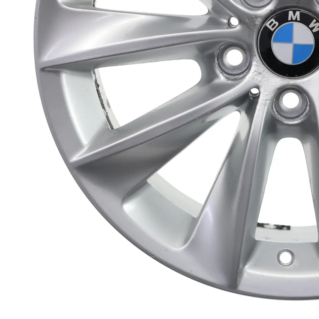 Silberne Leichtmetallfelge 18" 8J ET:43 V Speiche 307 für BMW F25 F26 mit Teilenummer 6787578 BMW F25 F26 Silberne Leichtmetallfelge 18" 8J ET:43 V Speiche 307 - SKU 6787578-1 - Teilenummer 6787578
