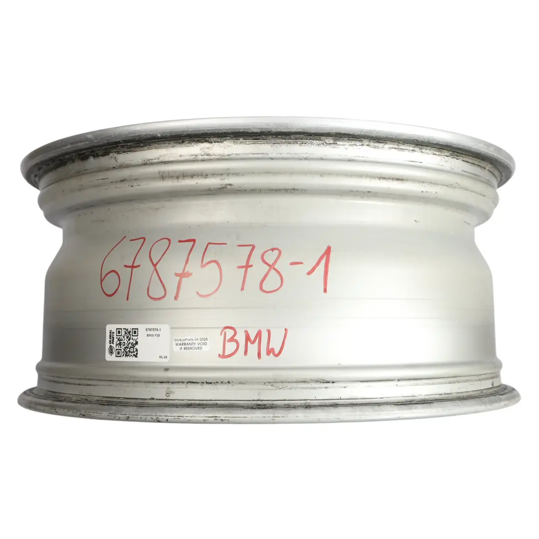 BMW F25 F26 Jante Alliage Argent 18" 8J ET:43 V Spoke 307 - SKU 6787578-1 - Numéro de pièce 6787578
