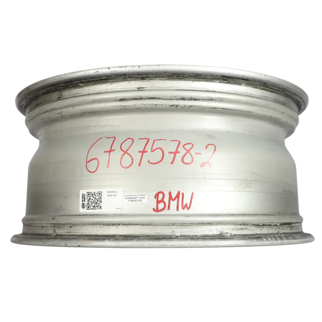 BMW F25 F26 Cerchio Lega Argento 18" 8J ET:43 V Spoke 307 - SKU 6787578-2 - Numero di parte 6787578
