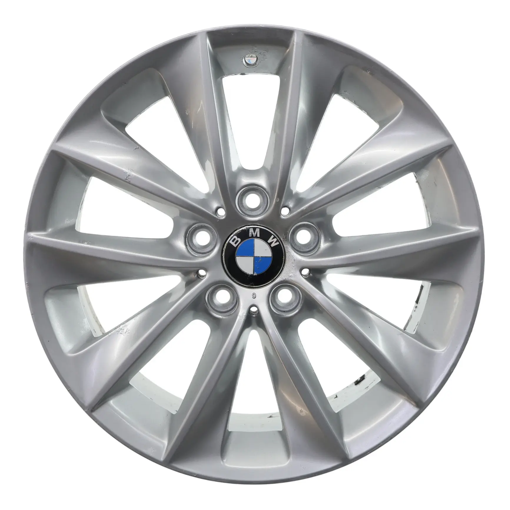 BMW X3 F25 X4 F26 Silver Wheel Alloy Rim 18" 8J ET:43 V Spoke 307 6787578
