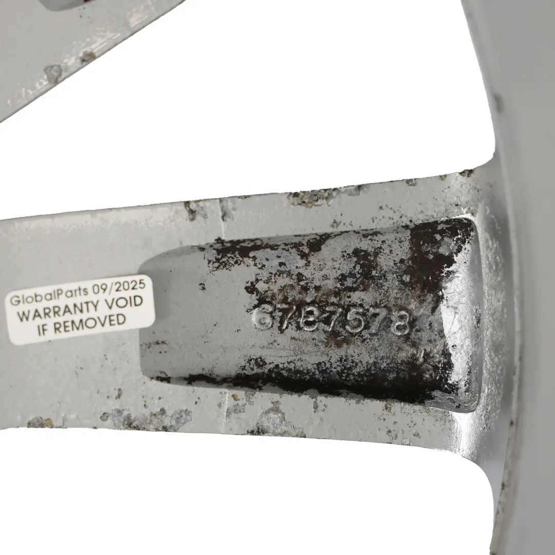 Alloy Rim 18" 8J ET:43 V Spoke 307 to BMW X3 F25 X4 F26 Silver Wheel with Part number 6787578 BMW X3 F25 X4 F26 Silver Wheel Alloy Rim 18" 8J ET:43 V Spoke 307 - SKU 6787578-3 - Part number 6787578