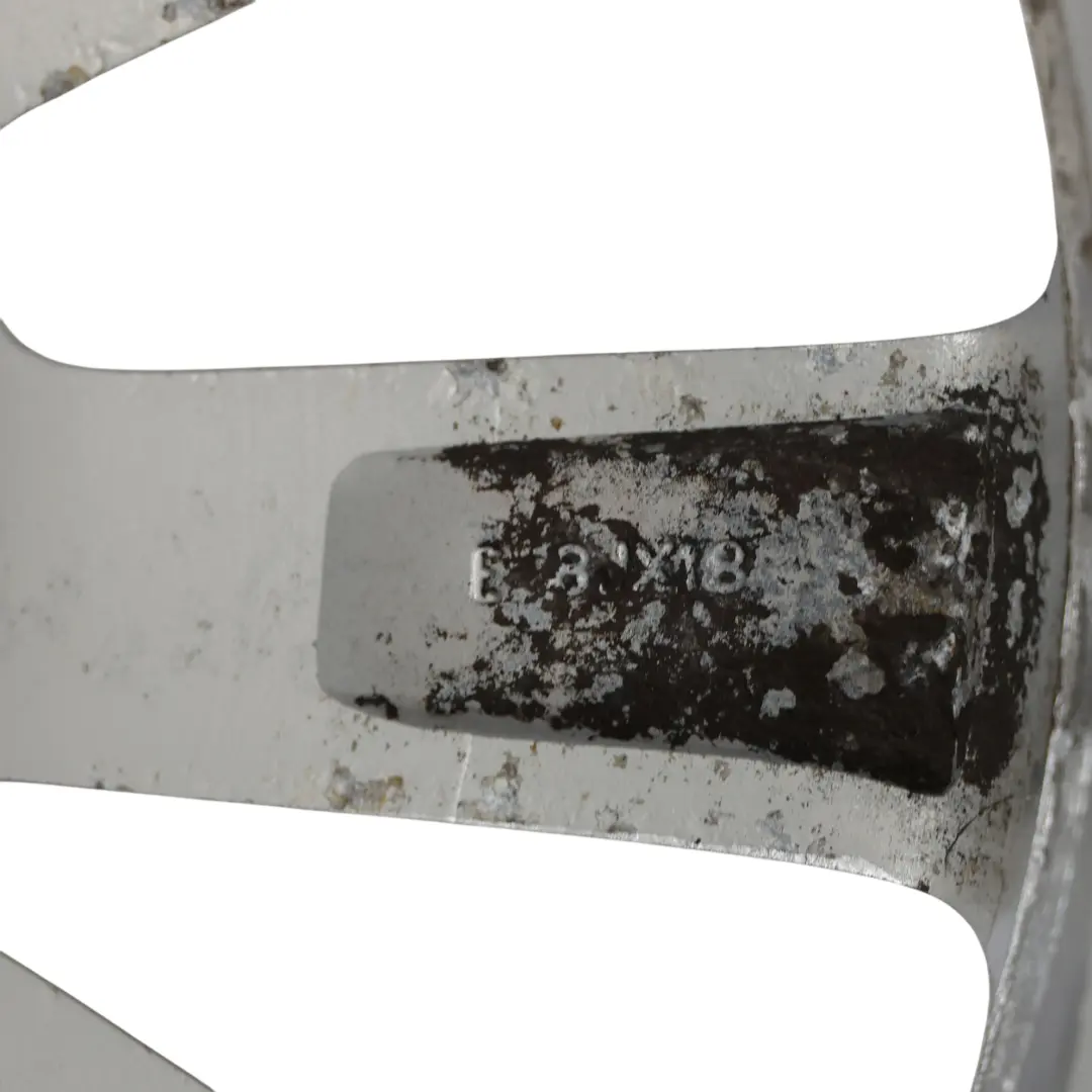 BMW X3 F25 X4 F26 Silver Wheel Alloy Rim 18" 8J ET:43 V Spoke 307 - SKU 6787578-3 - Part number 6787578