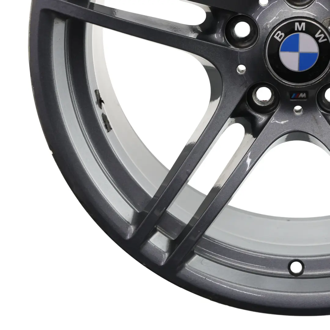 Alloy Rim 19" M Double Spoke 313 9J ET:39 to BMW E90 E91 E92 Rear Wheel with Part number 6787648 BMW E90 E91 E92 Rear Wheel Alloy Rim 19" M Double Spoke 313 9J ET:39 - SKU 6787648-1 - Part number 6787648