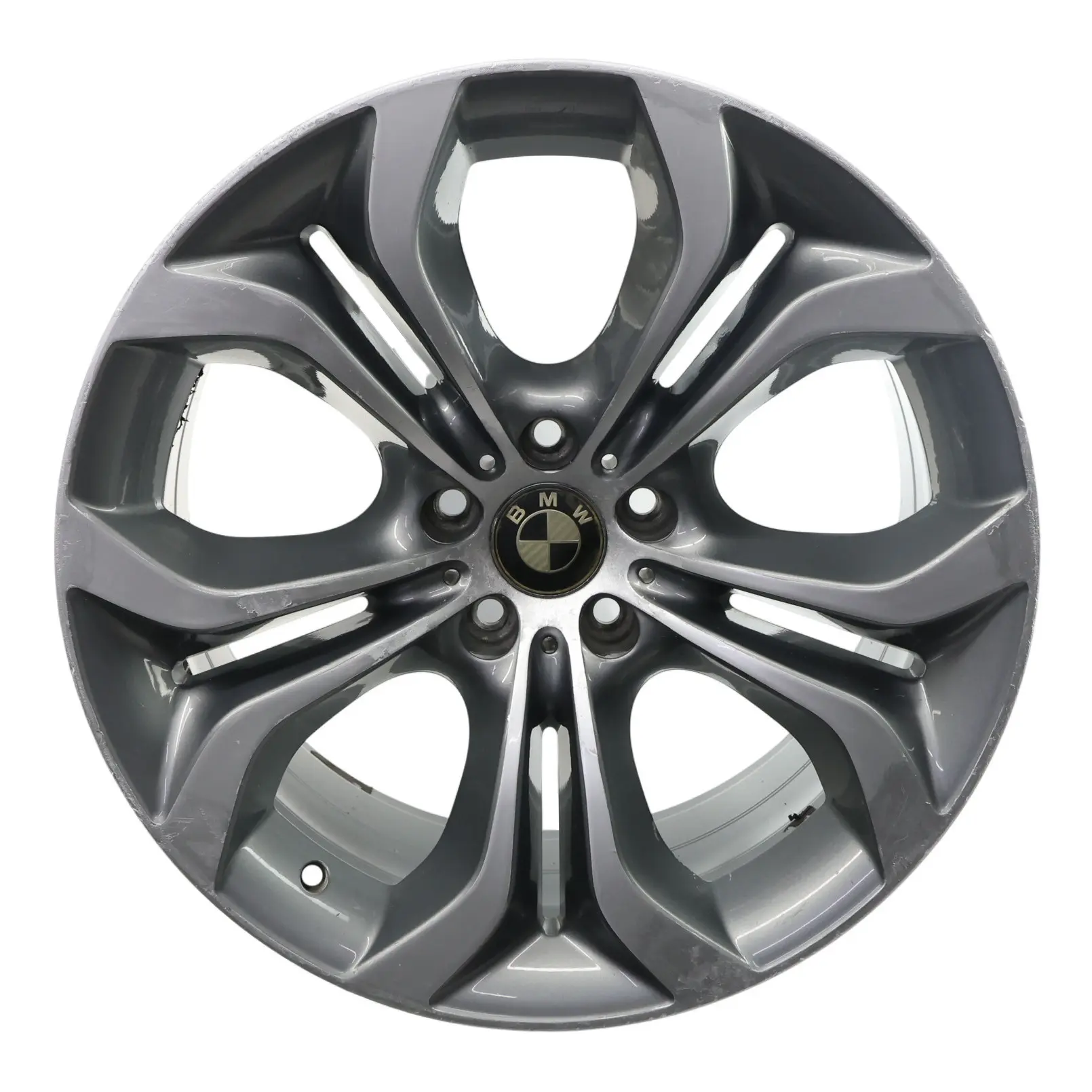 BMW X5 E70 Llanta Trasera De Aleación Gris 20" 11J ET:37 Y Spoke 336 6788011