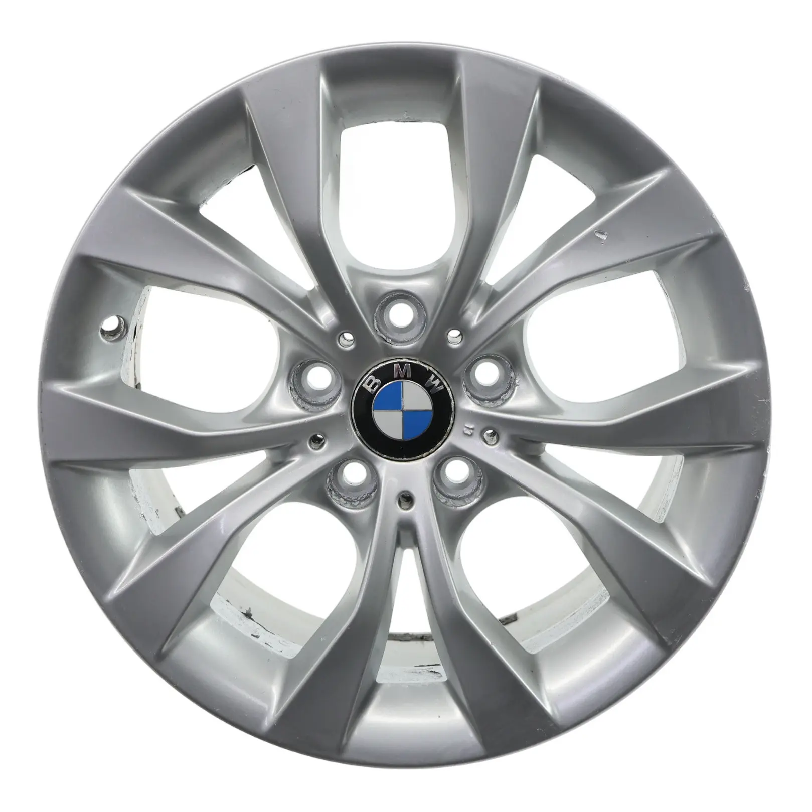 BMW X1 E84 Argento AlluMini o Cerchione IN Lega 17" Raggi V 318 ET:3 4 7,5J