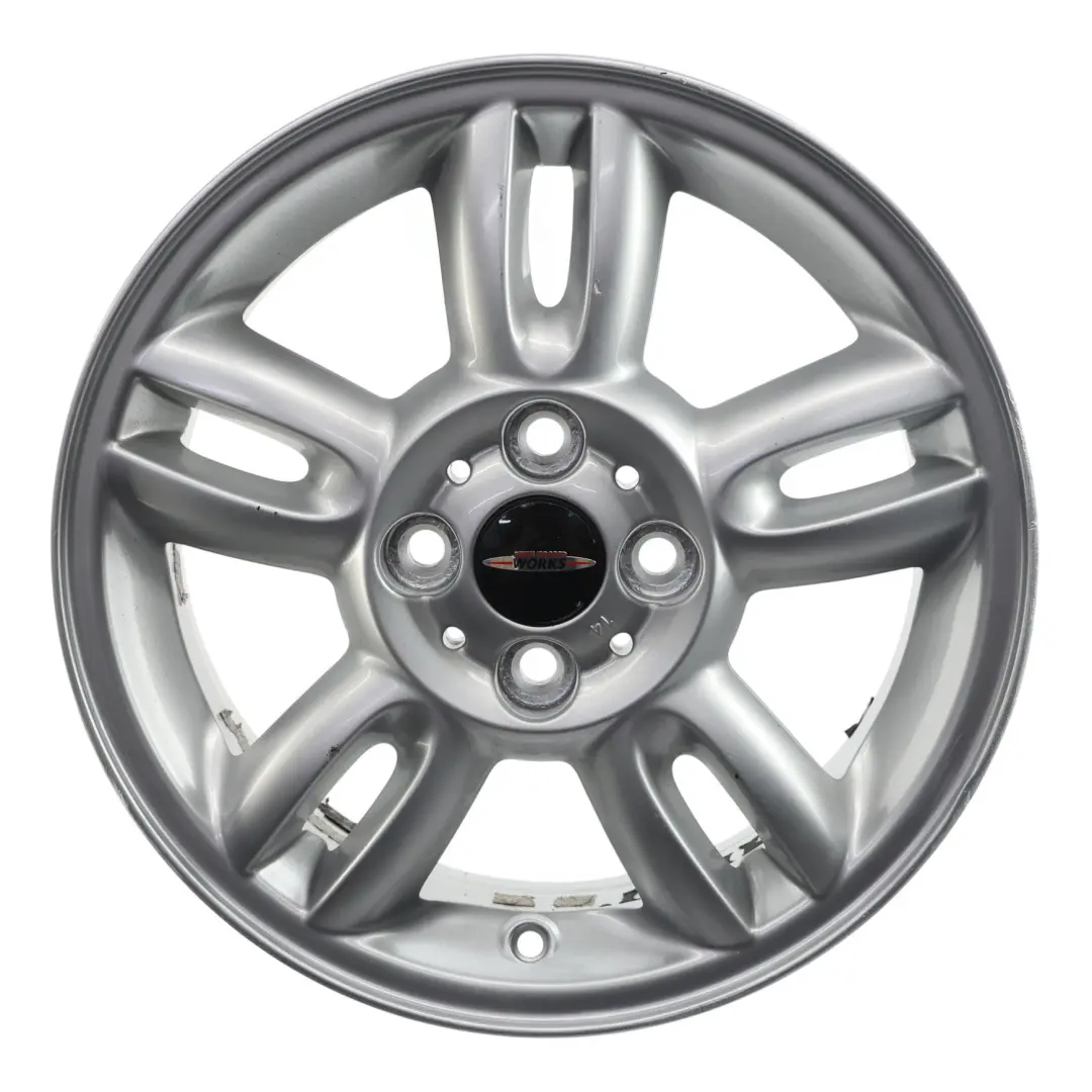 Mini Cooper R55 R56 Argento AlluMini o Cerchione IN Lega 15 " 5,5J 5 Star Doppio - SKU 6791930-1 - Numero di parte 6791930