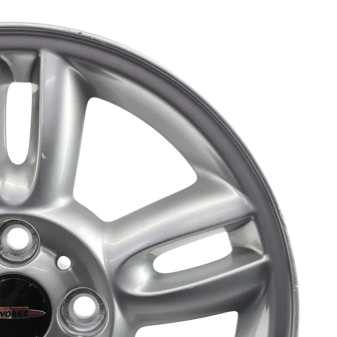 Mini Cooper R55 R56 Argent Jantes Alu Alliage 15" 5,5J etoile Twin Spoke 118 - SKU 6791930-1 - Numéro de pièce 6791930