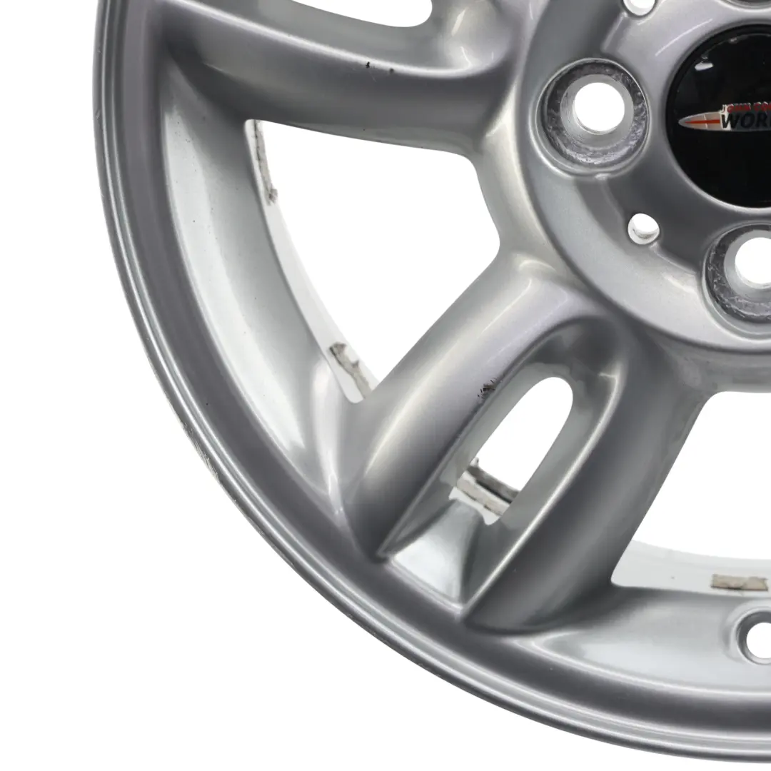 Mini Cooper R55 R56 Argent Jantes Alu Alliage 15" 5,5J etoile Twin Spoke 118 - SKU 6791930-1 - Numéro de pièce 6791930