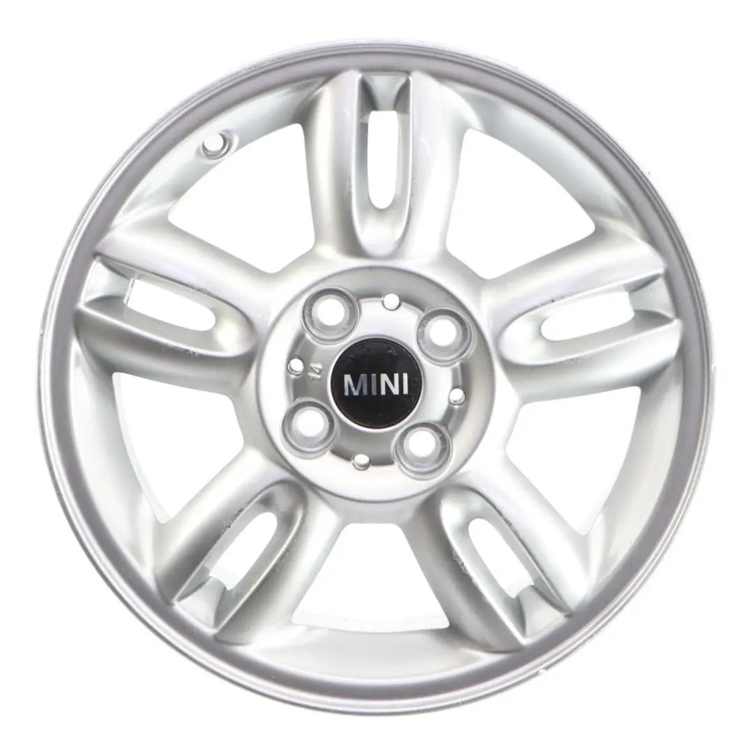 Mini Cooper One R56 Argento AlluMini o Cerchione IN Lega 15 " 5,5J 5 Star Doppio - SKU 6791930-2 - Numero di parte 6791930