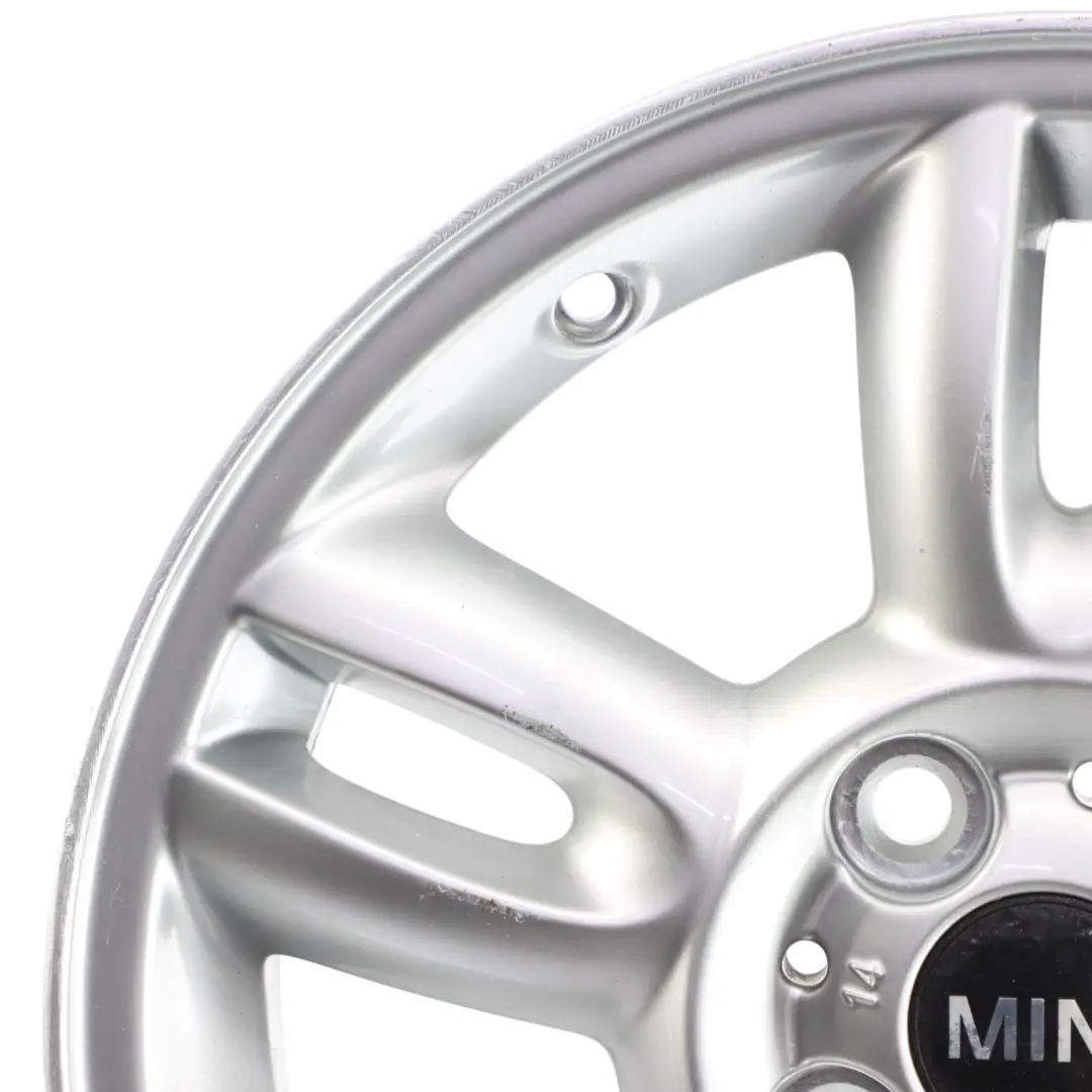Mini Cooper One R56 Silber Alu Felge Alufelge 15" 5,5J 5 Star Twin Spoke 118 - SKU 6791930-2 - Teilenummer 6791930