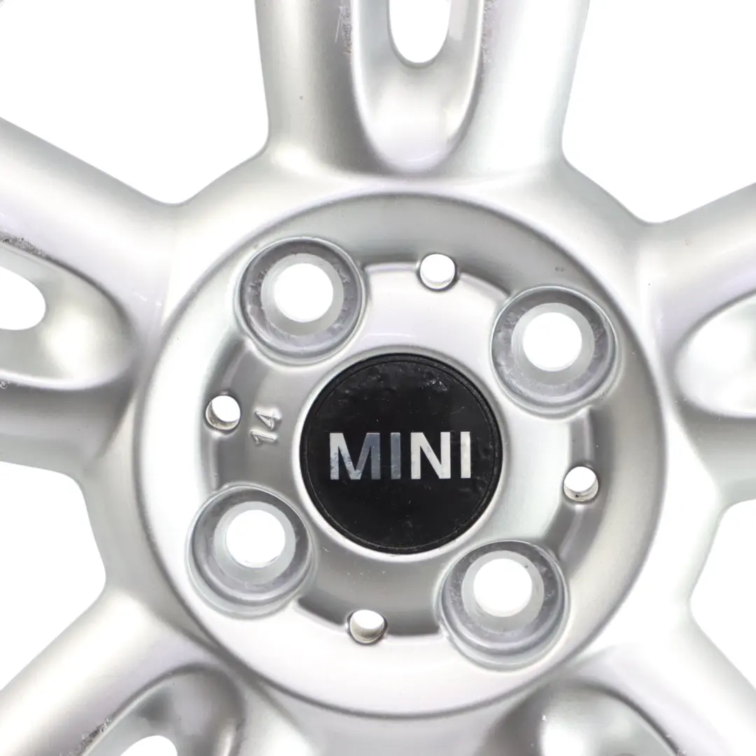  Srebrna felga aluminiowa Mini R56 15" ET:45 5,5J 5-Star Twin Spoke 118 - SKU 6791930-2 - Numer Części 6791930