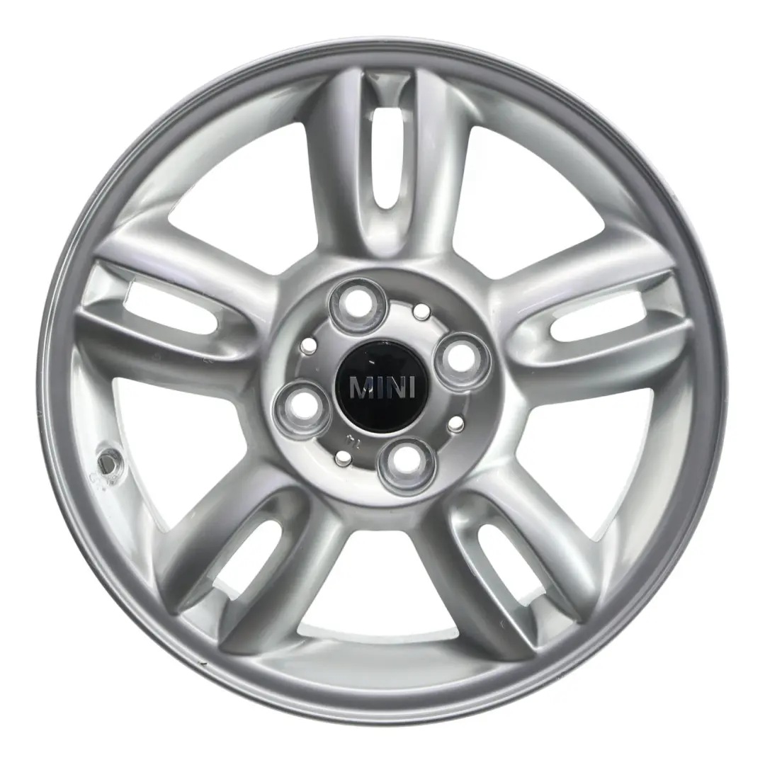 Mini Cooper R55 R56 Silver Wheel Alloy Rim 15" ET:45 5,5J 5-Star Twin Spoke 118 - SKU 6791930-3 - Part number 6791930