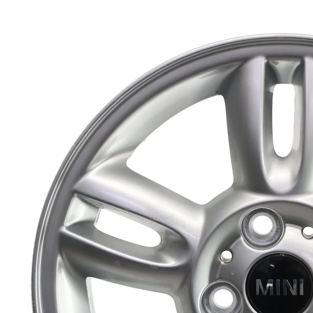 Mini Cooper R55 R56 Silver Wheel Alloy Rim 15" ET:45 5,5J 5-Star Twin Spoke 118 - SKU 6791930-3 - Part number 6791930