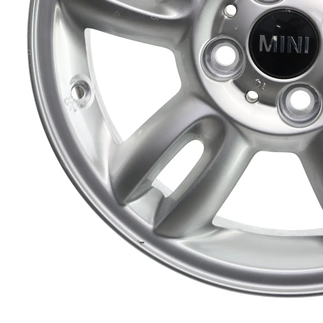 Mini Cooper R55 R56 Silver Wheel Alloy Rim 15" ET:45 5,5J 5-Star Twin Spoke 118 - SKU 6791930-3 - Part number 6791930