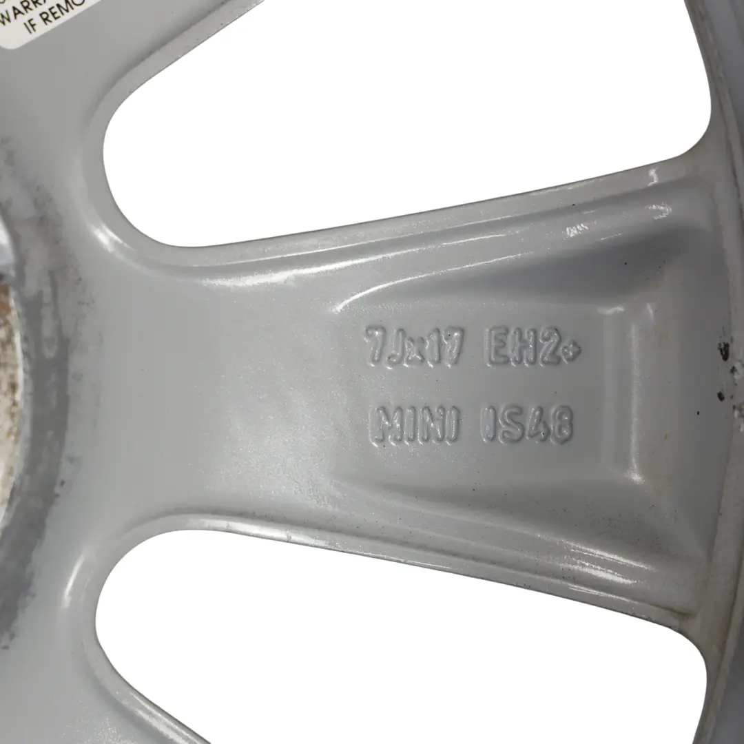 Silber Alu Felge Alufelge 17" 7J ET:48 Conical Spoke 121 für Mini Cooper R55 R56 mit Teilenummer 6791945 Mini Cooper R55 R56 Silber Alu Felge Alufelge 17" 7J ET:48 Conical Spoke 121 - SKU 6791945-1 - Teilenummer 6791945